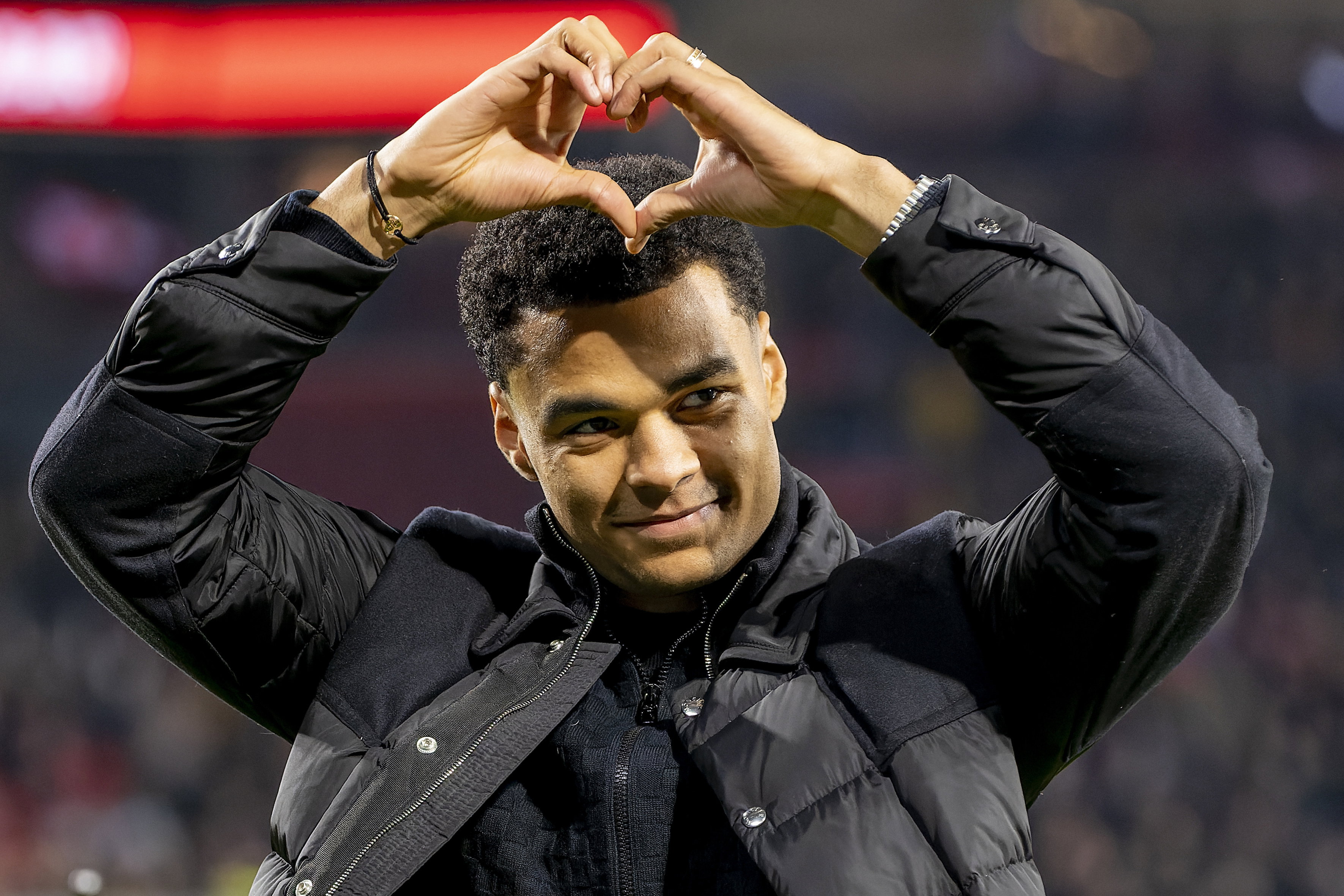 Cody Gakpo bij zijn afscheid in het Philips Stadion
