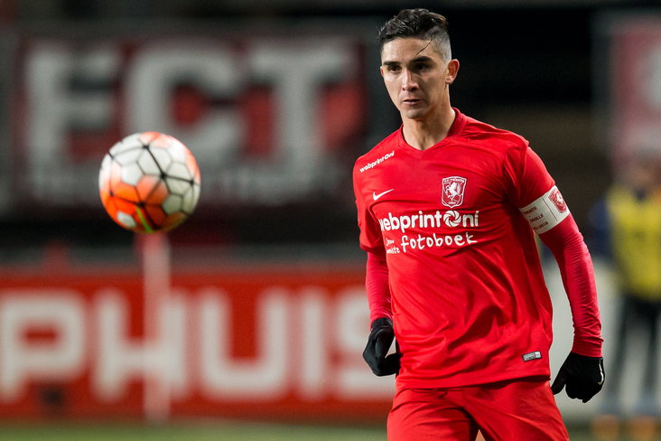 Felipe Gutierrez in het shirt van FC Twente