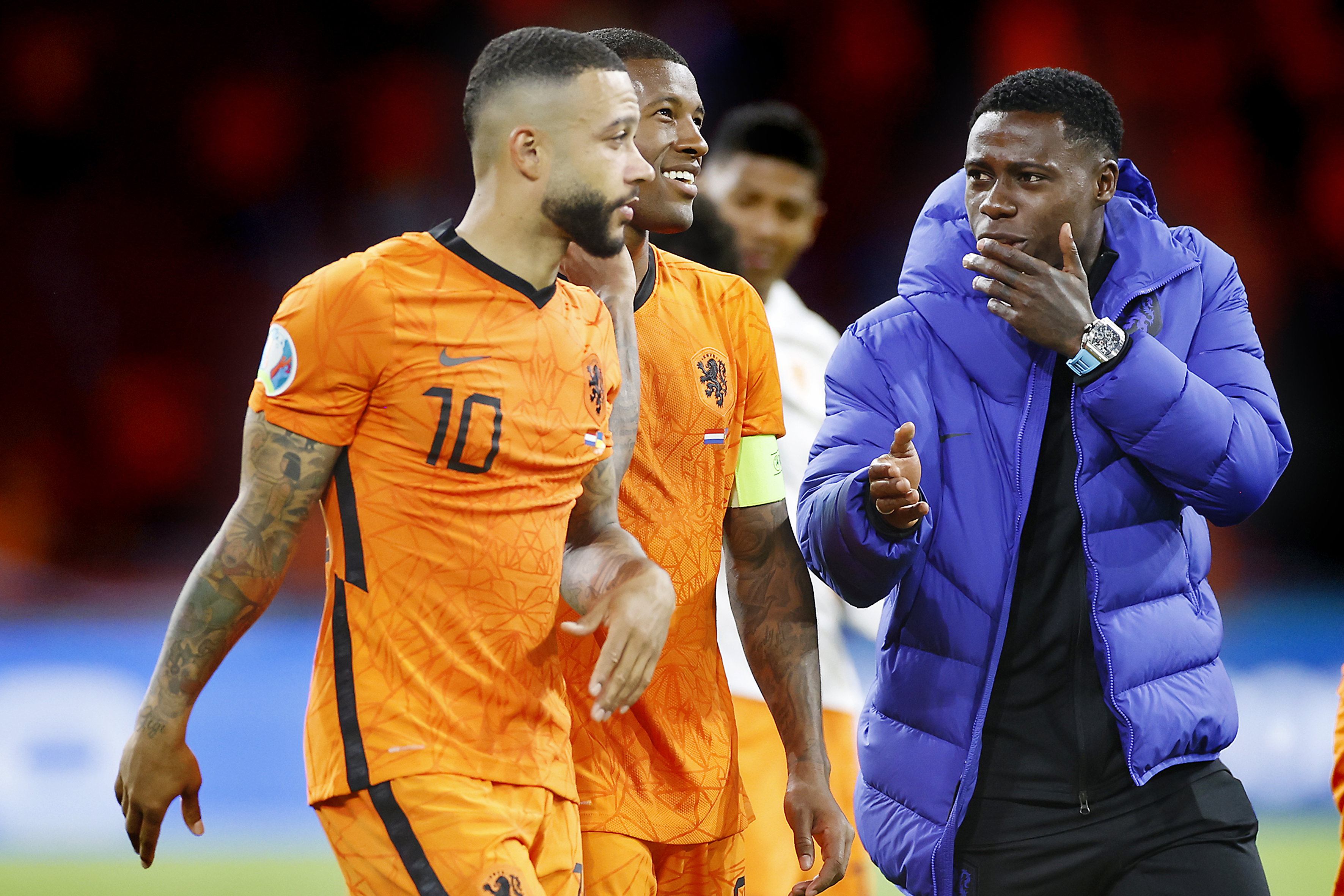 Memphis Depay en Quincy Promes
