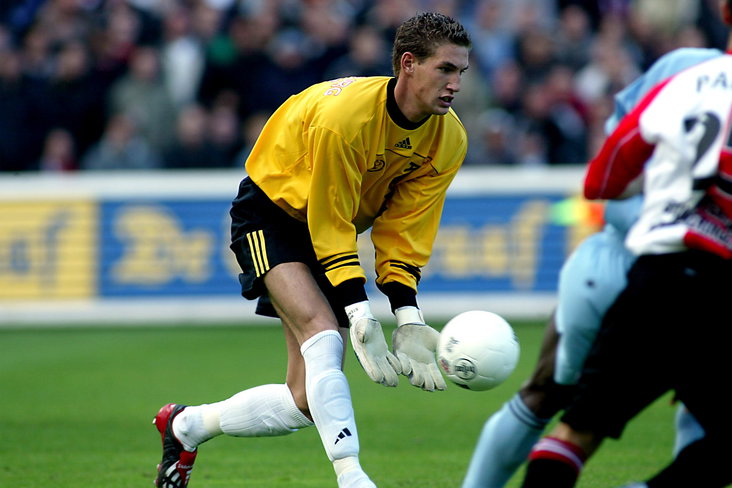 Maarten Stekelenburg in zijn beginjaren bij Ajax