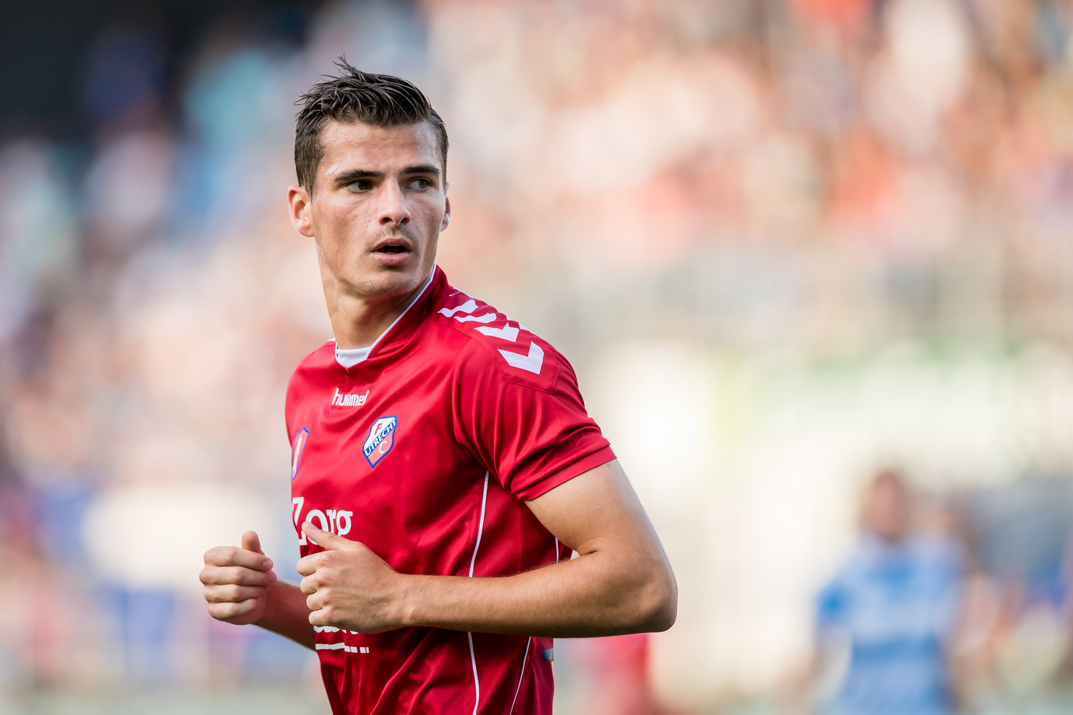 Menno Koch in het shirt van FC Utrecht