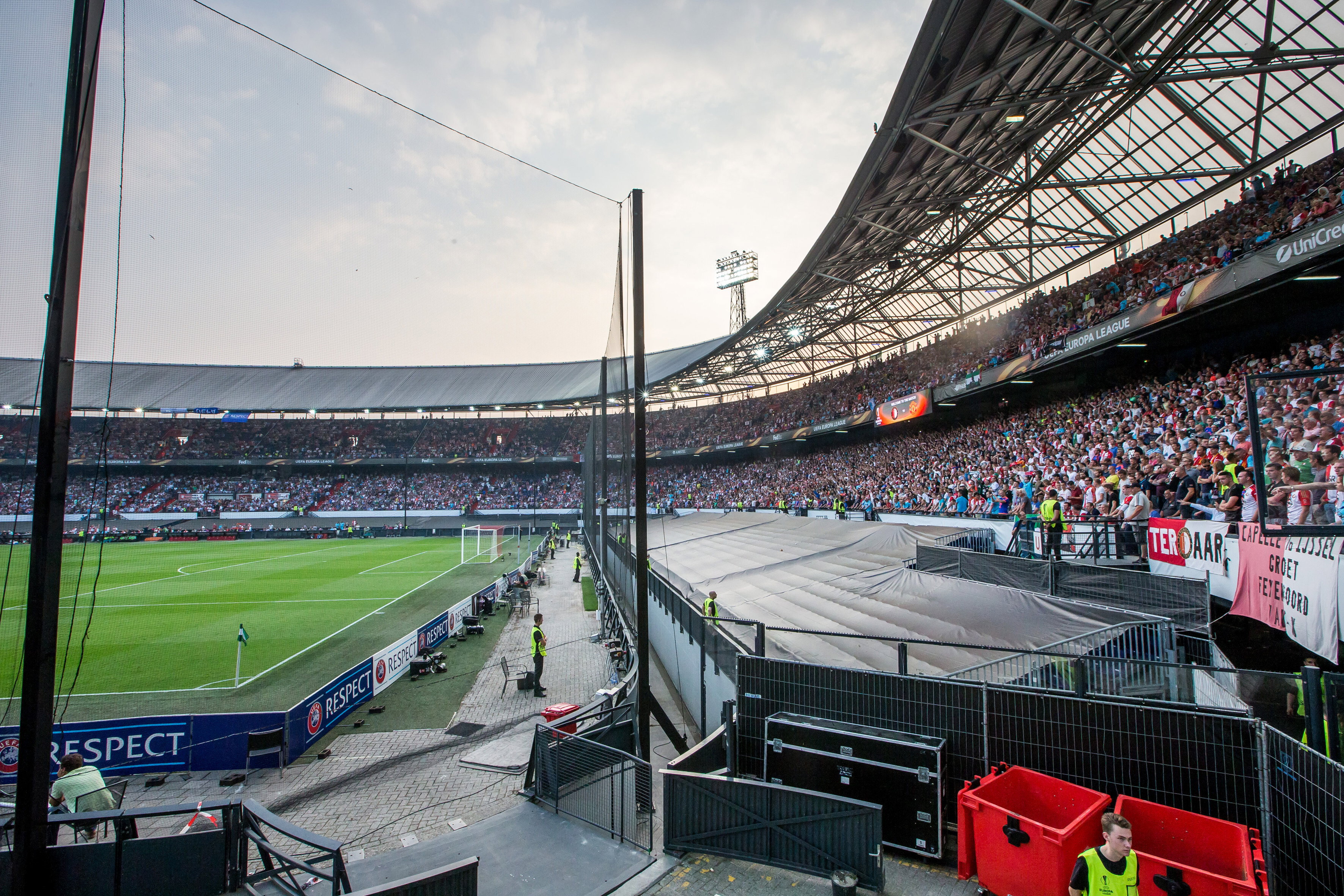 Supporters in Stadion De Kuip
