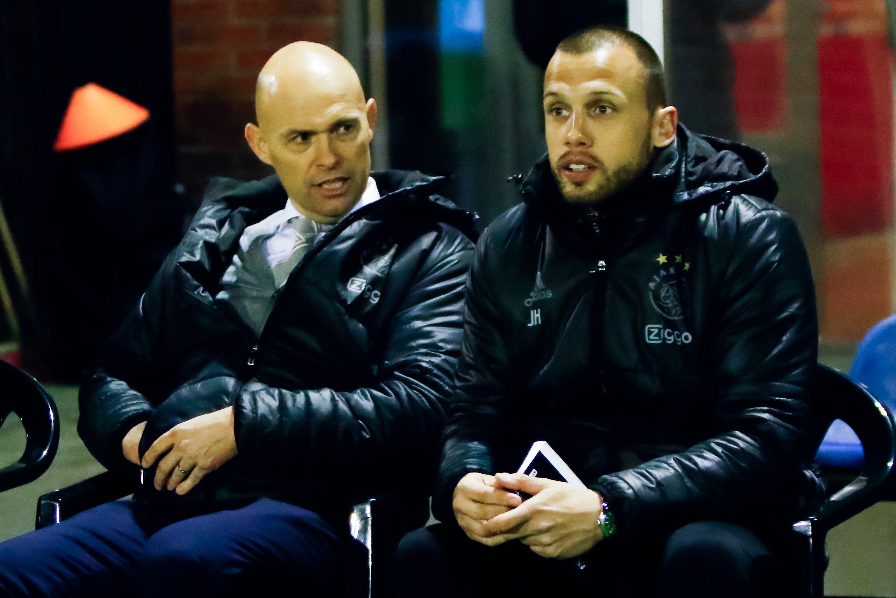 Marcel Keizer en John Heitinga