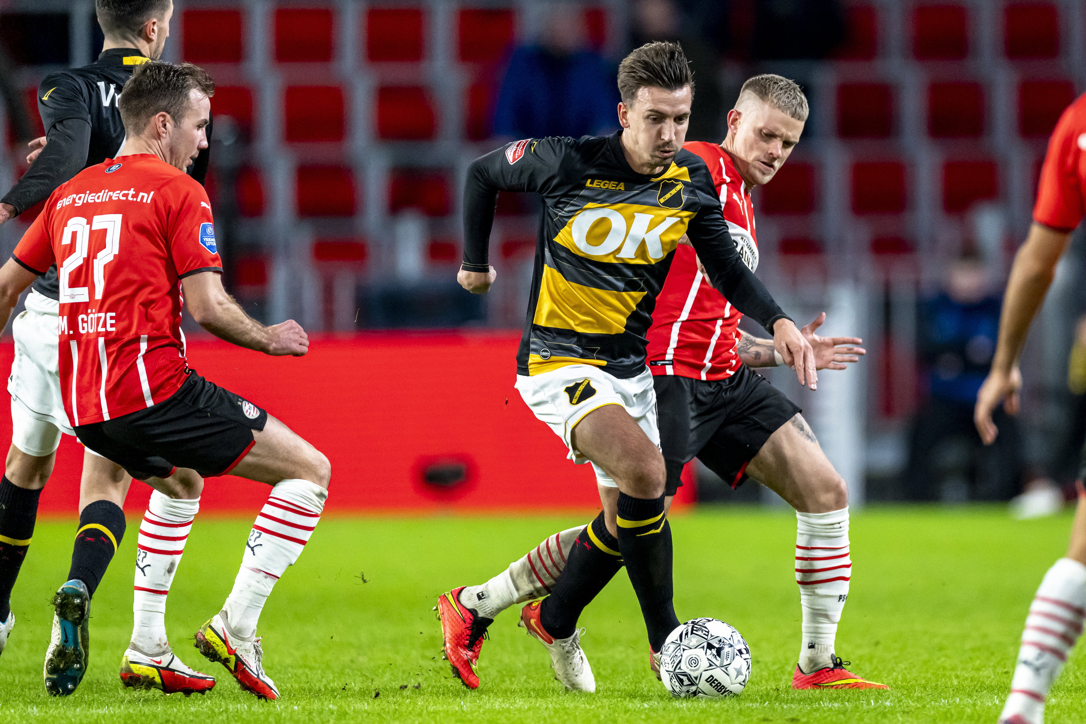 Moreno Rutten in actie voor NAC