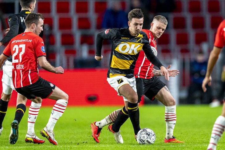 Moreno Rutten in actie voor NAC