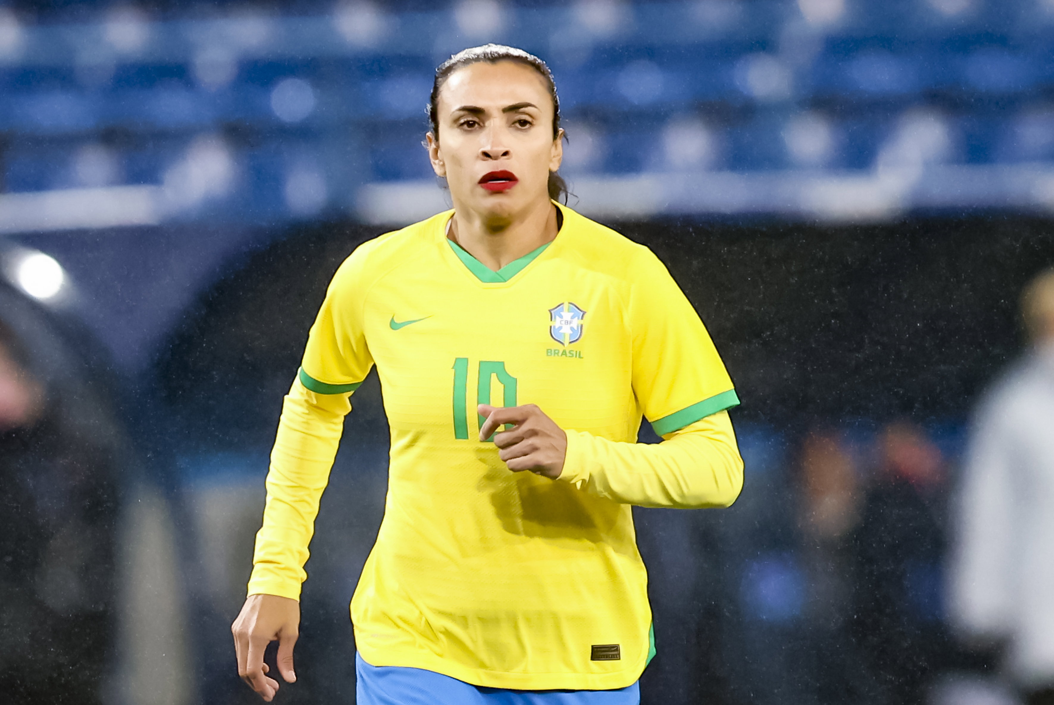 Marta in actie namens Brazilië
