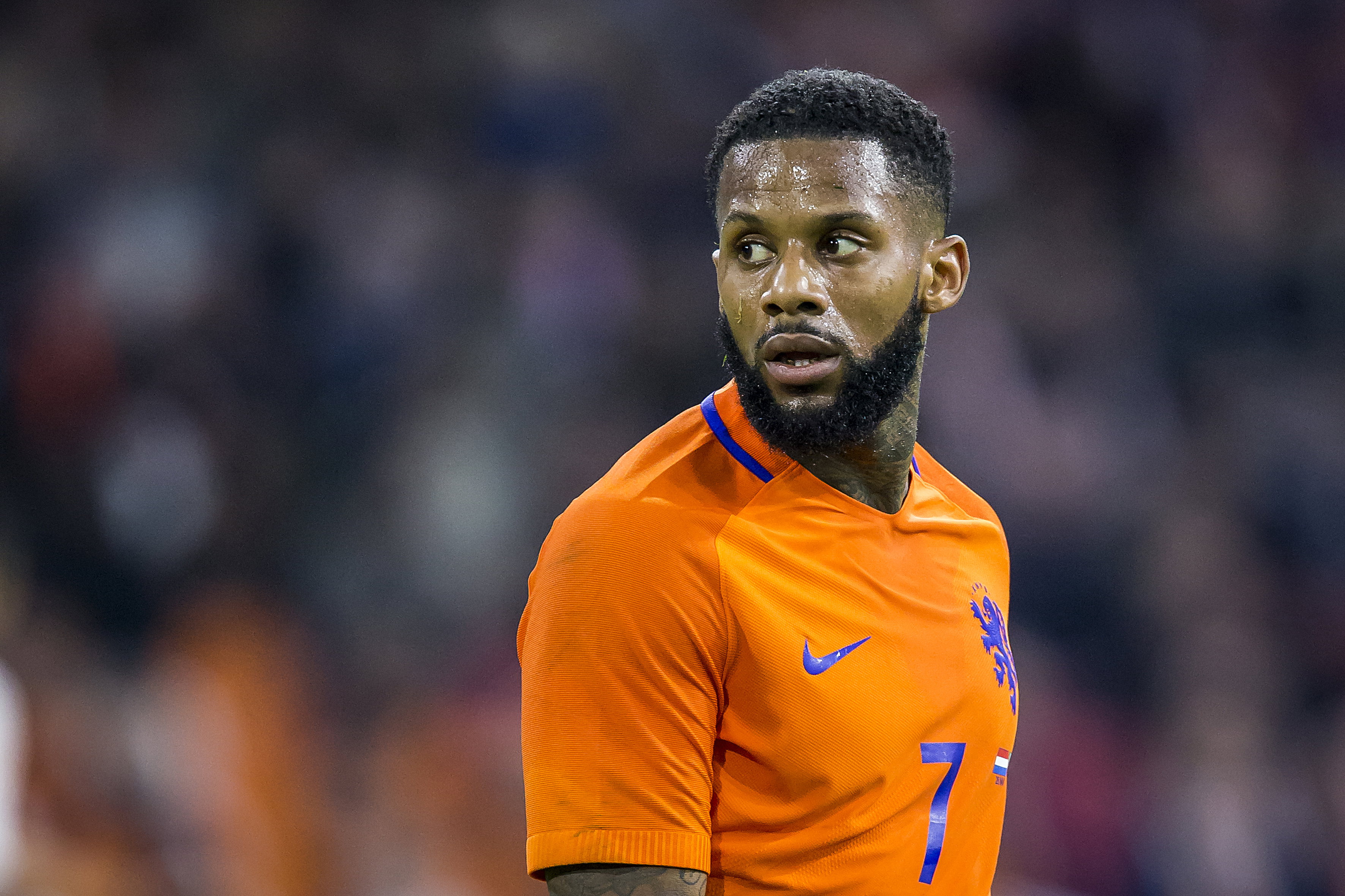 Jeremain Lens in Oranje