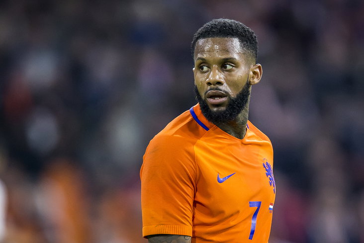 Jeremain Lens in Oranje