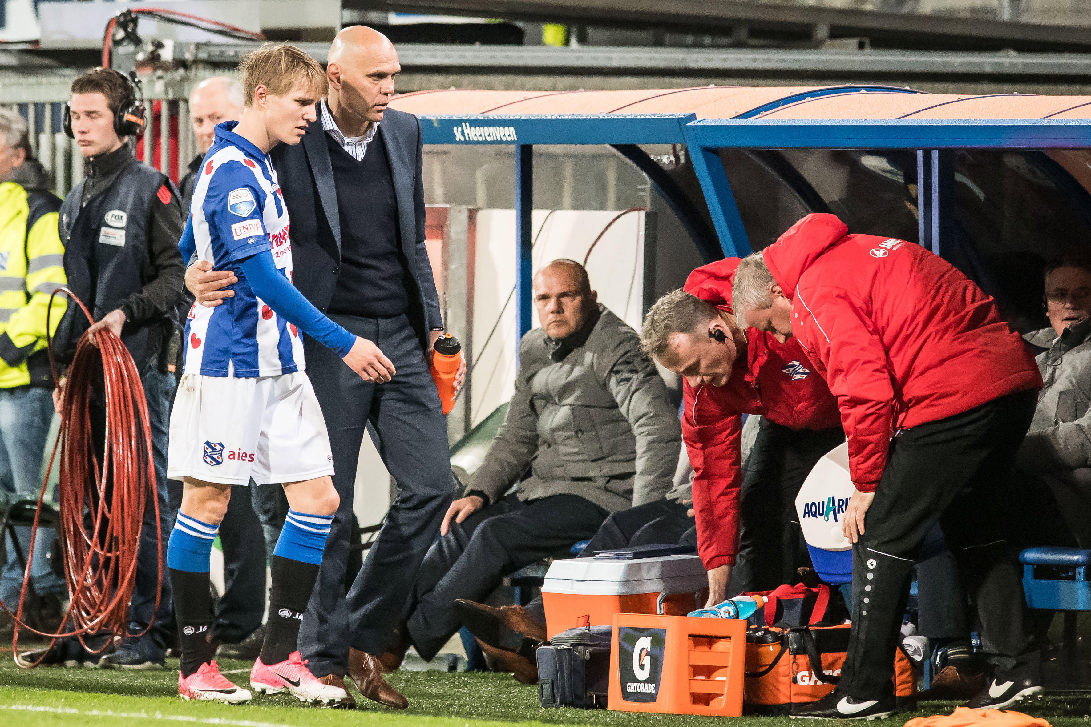 Jurgen Streppel en Martin Ødegaard