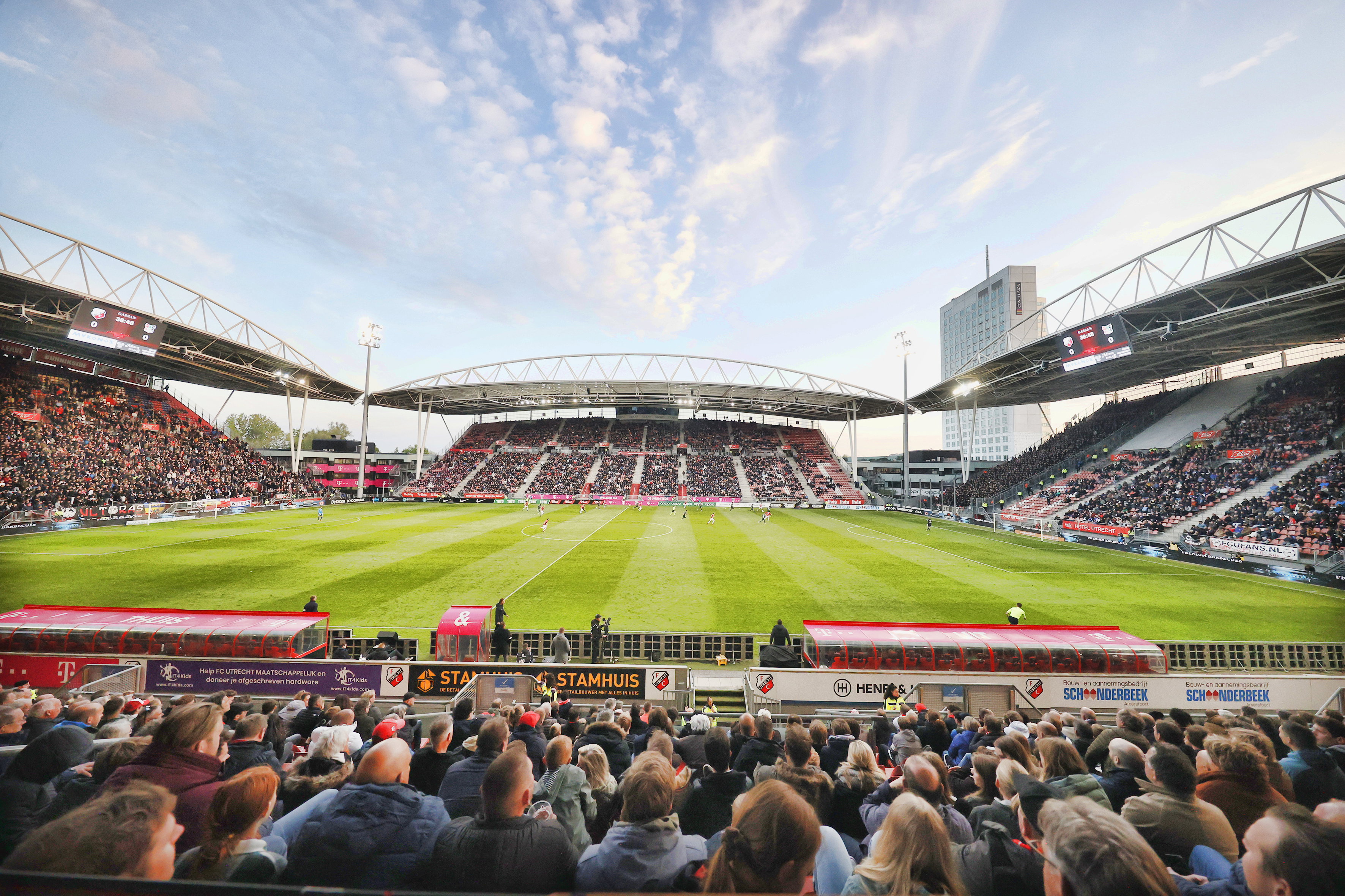 Overzicht van Stadion Galgenwaard