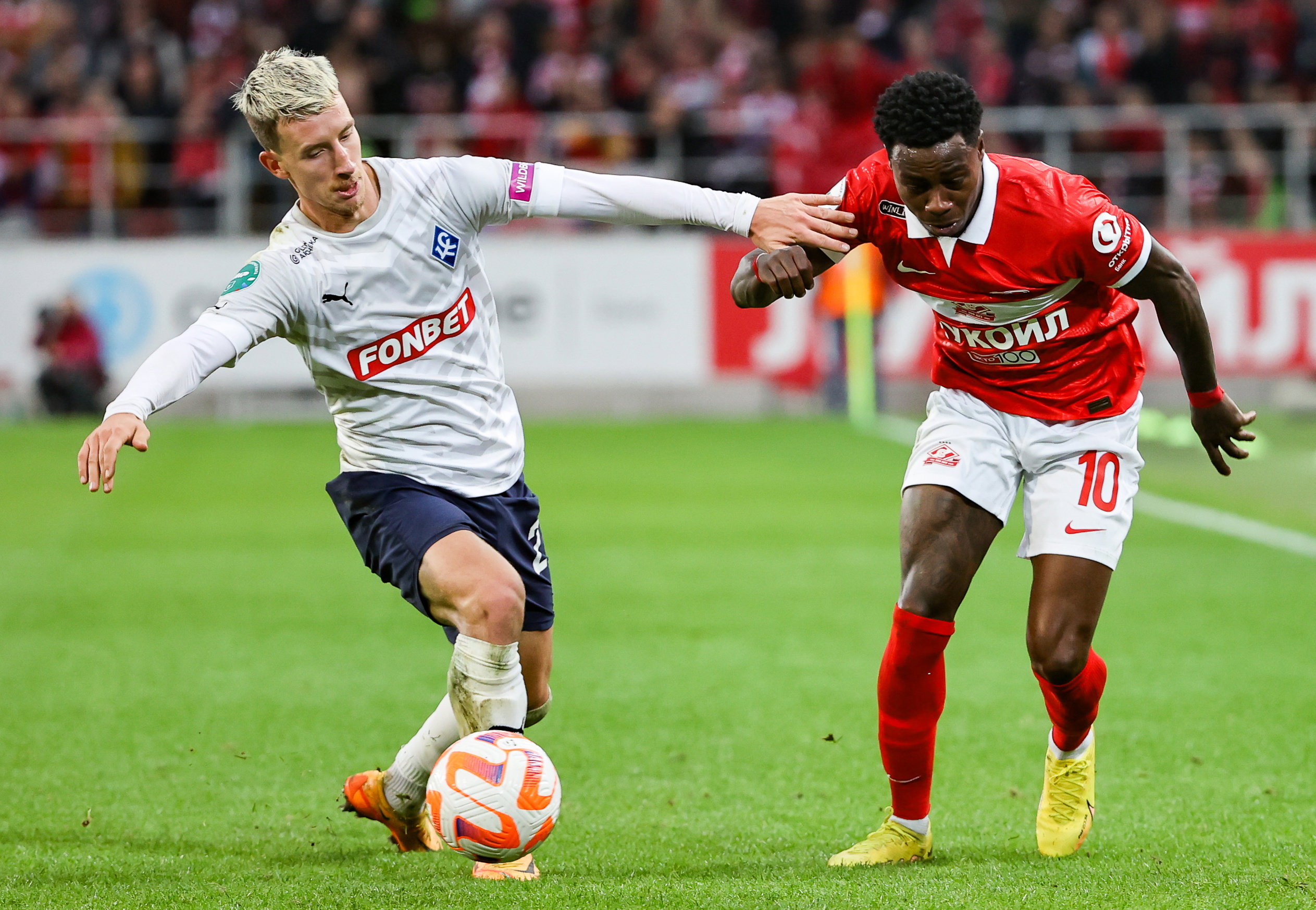 Glenn Bijl en Quincy Promes