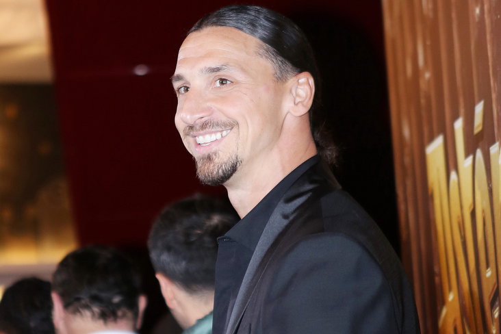 Zlatan Ibrahimovic op de première van de film