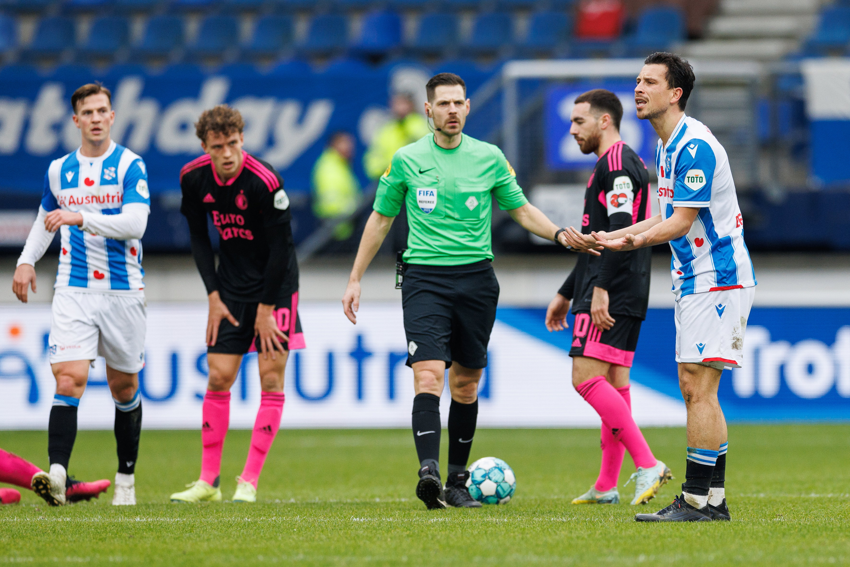 Jochem Kamphuis tijdens SC Heerenveen - Feyenoord