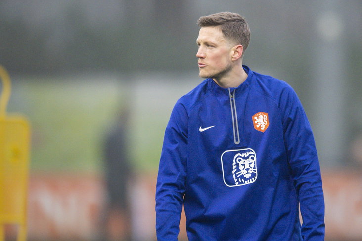 Wout Weghorst bij het Nederlands elftal