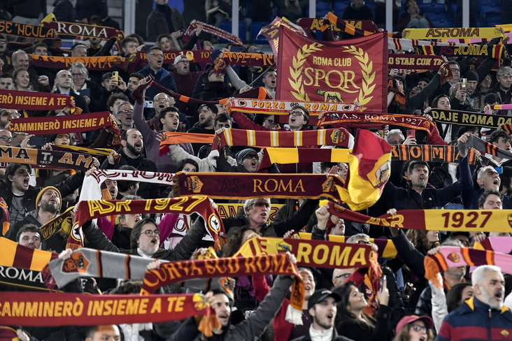 Fans van AS Roma
