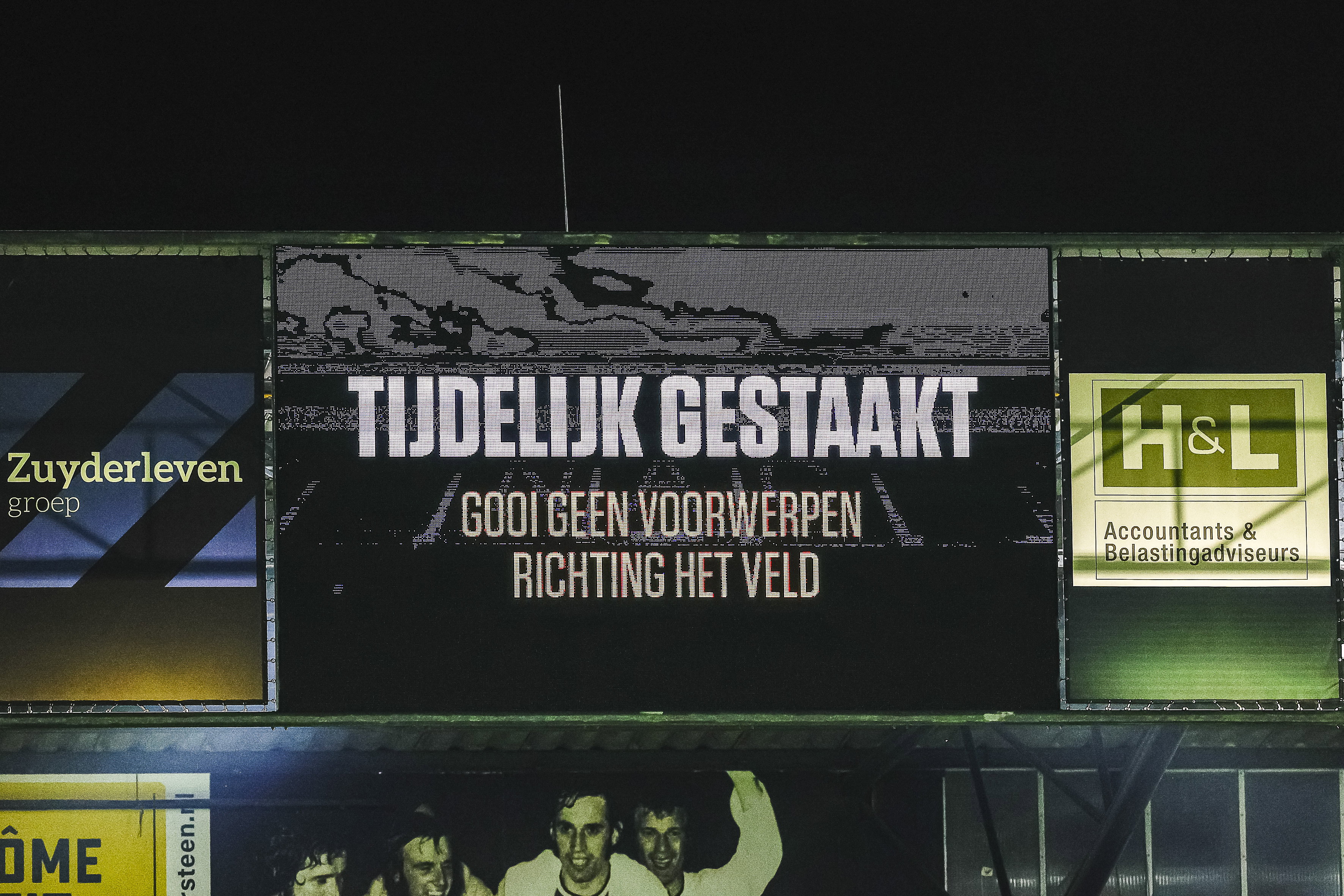 NAC - Willem II werd gestaakt