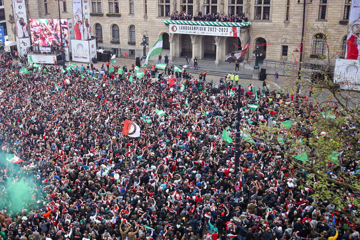 Huldiging op de Coolsingel, 15 mei 2023