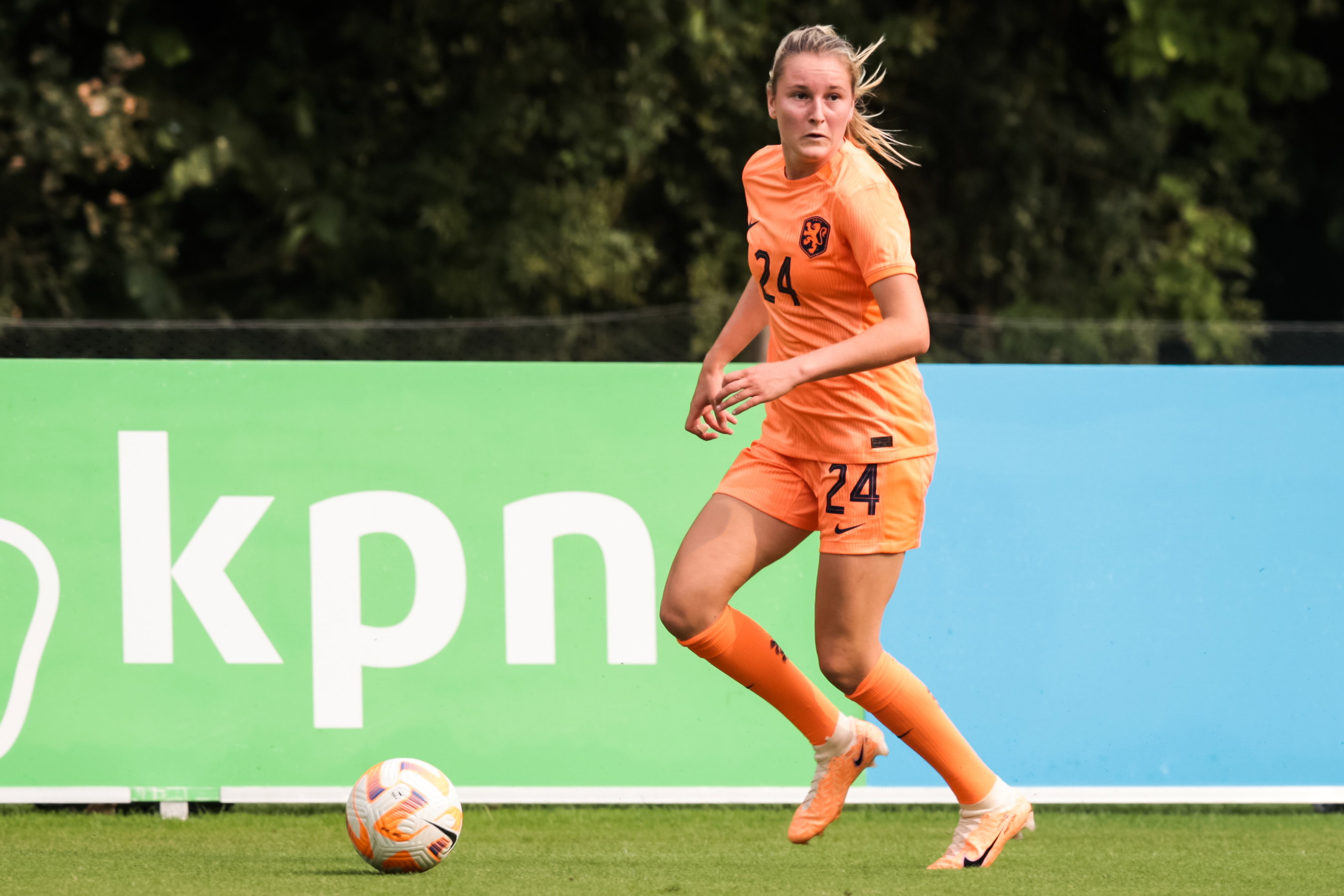 Wieke Kaptein bij de OranjeLeeuwinnen