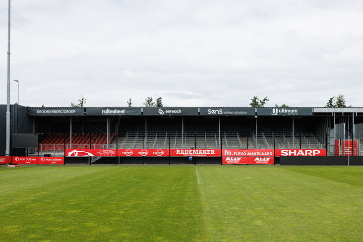 Het uitvak in het Yanmar Stadion
