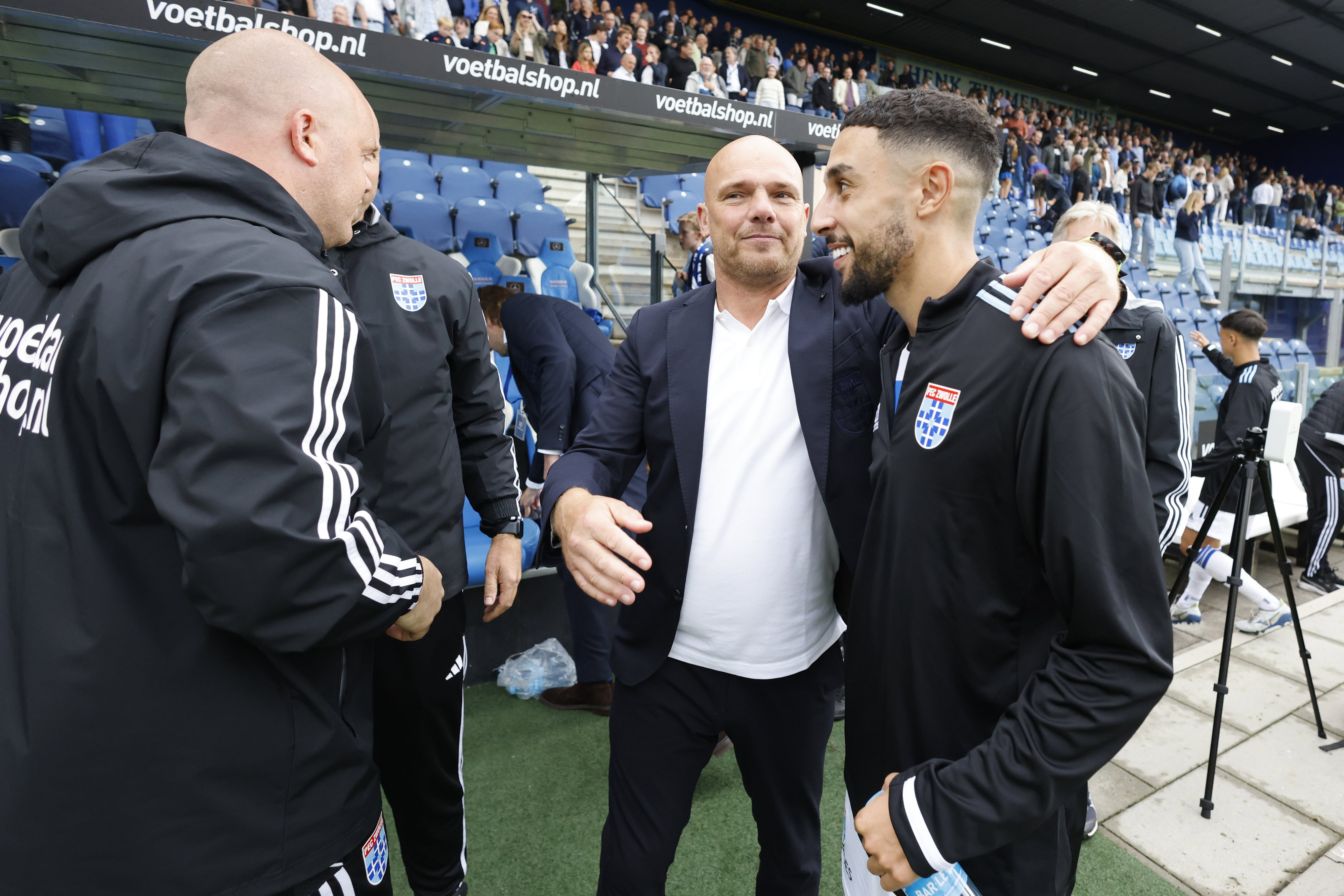 Johnny Jansen en Younes Namli bij PEC
