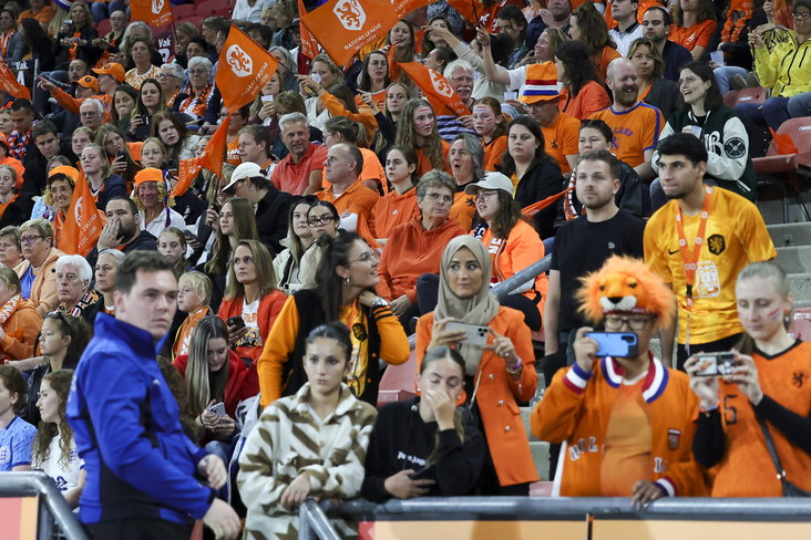 Fans van de OranjeLeeuwinnen