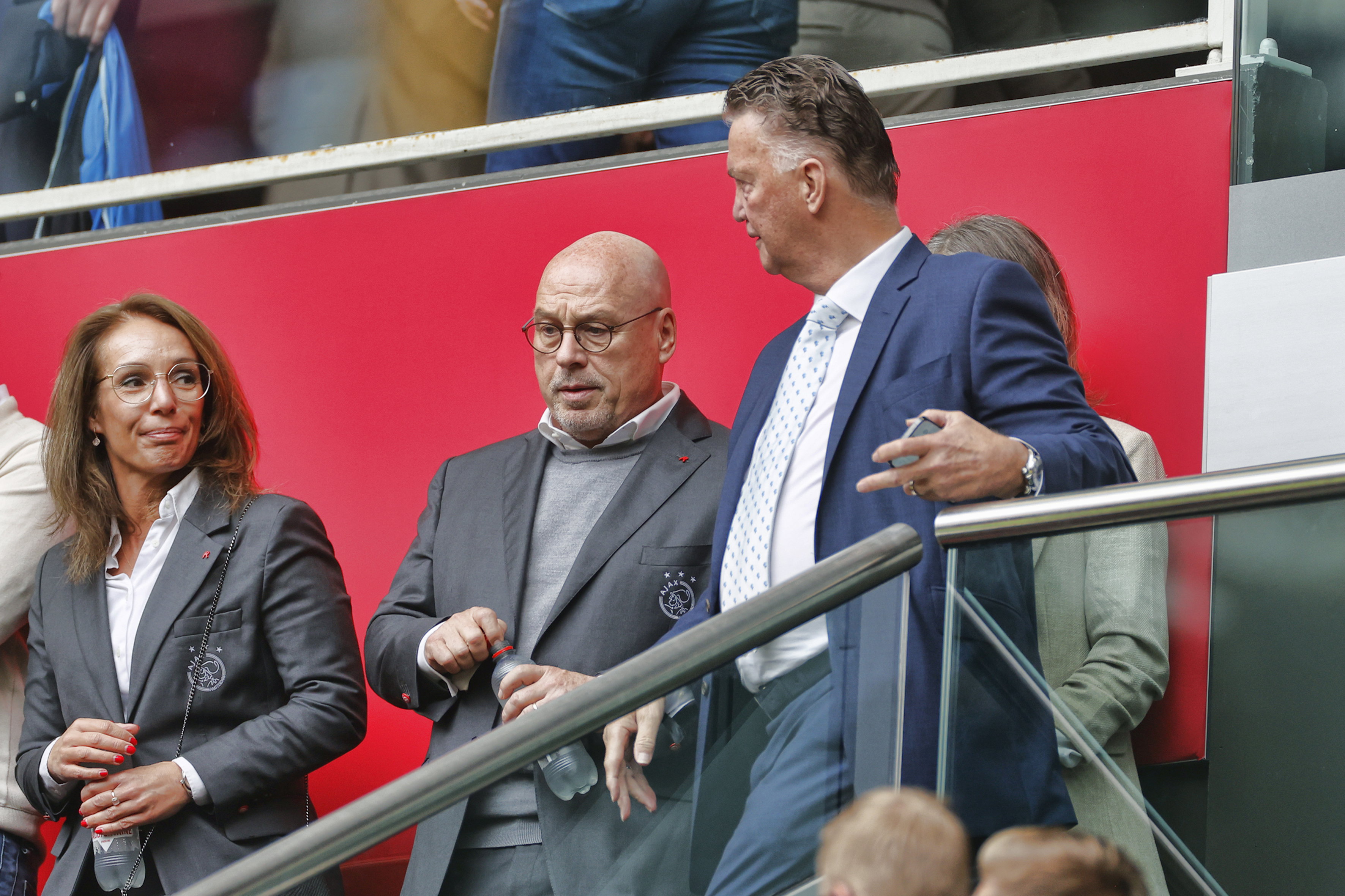 Susan Lenderink, Maurits Hendriks en Louis van Gaal