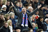 Wim Anker op de tribune bij SC Heerenveen