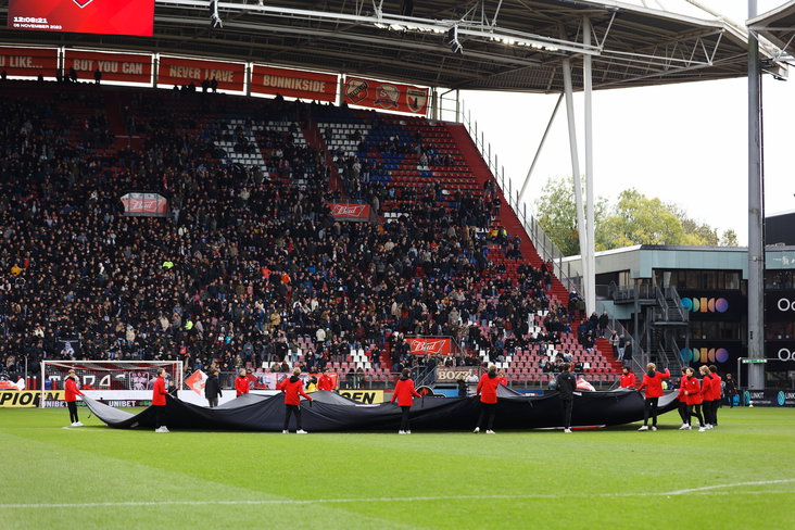 FC Utrecht-supporters in de Galgenwaard