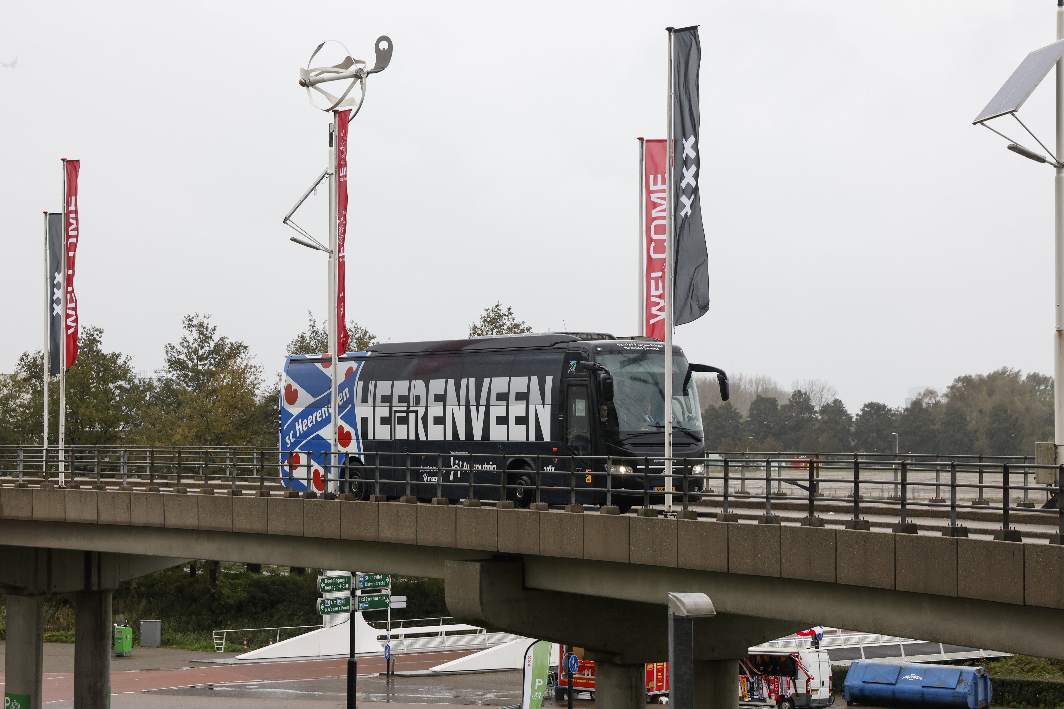 Spelersbus us van SC Heerenveen