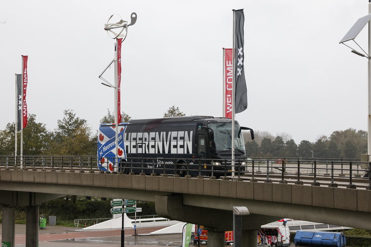 Spelersbus us van SC Heerenveen
