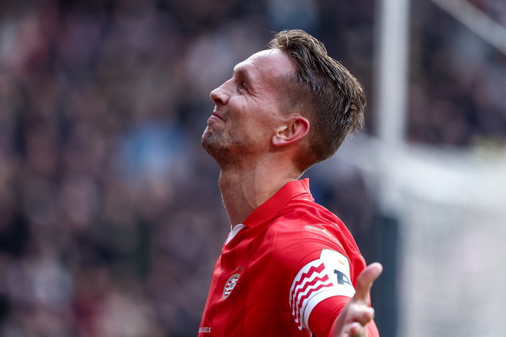 Luuk de Jong bij PSV