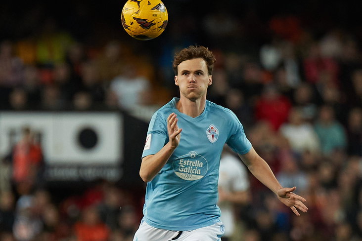Williot Swedberg in het shirt van Celta de Vigo