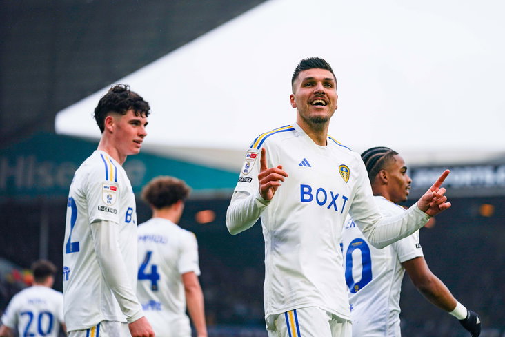 Joël Piroe bij Leeds United