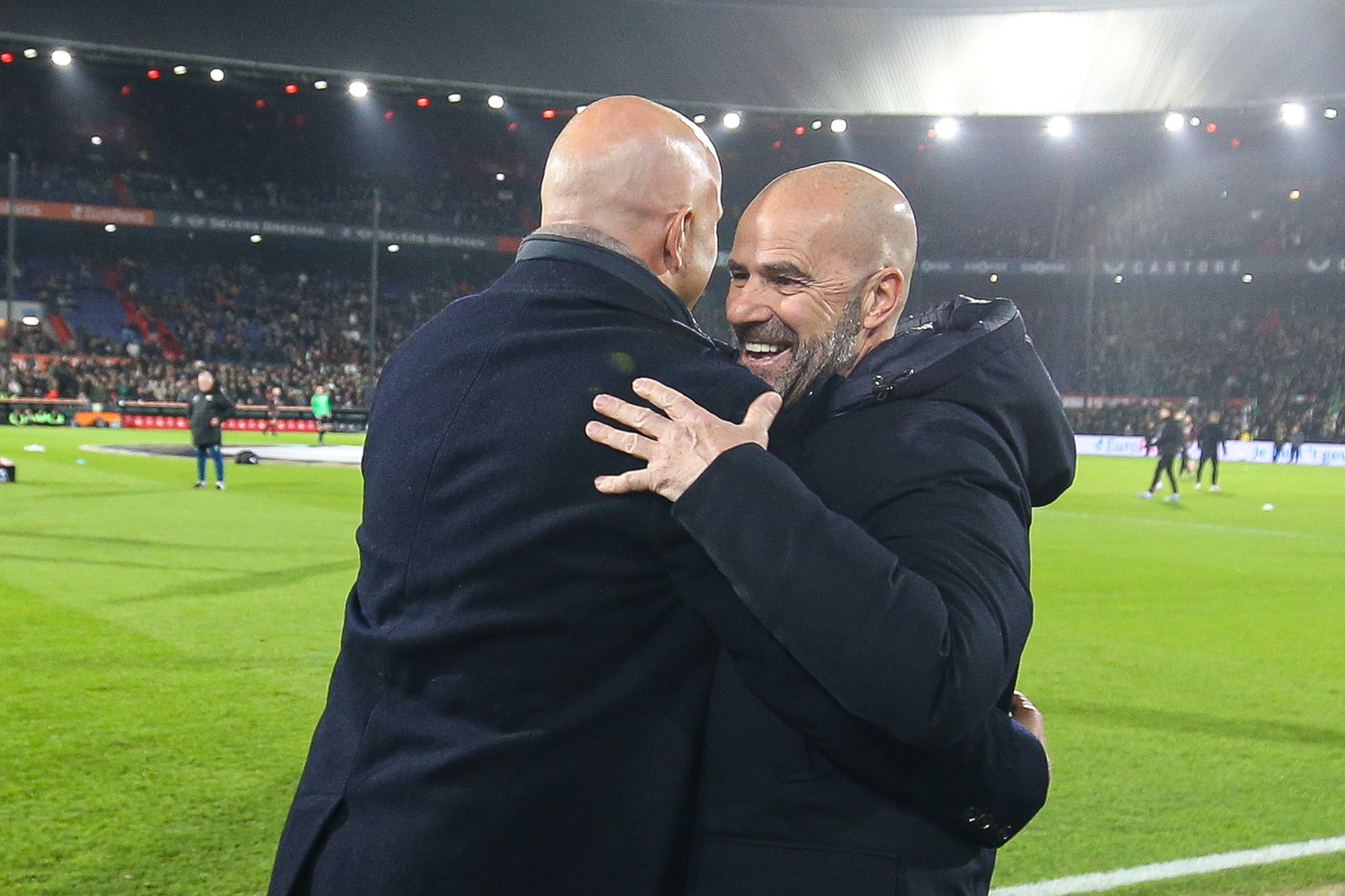 Arne Slot en Peter Bosz