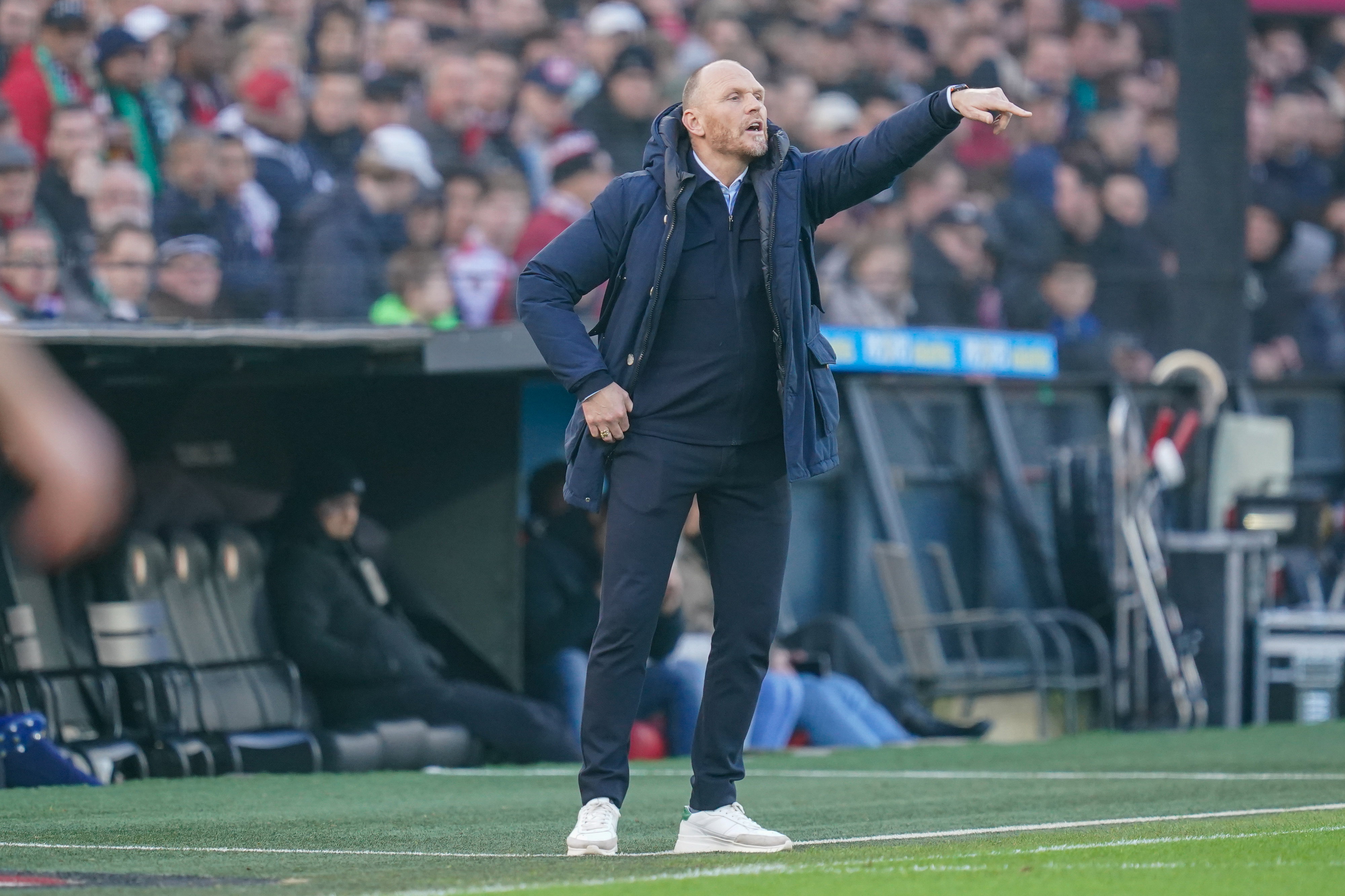 Joseph Oosting tegen Feyenoord