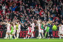 Ajax viert de overwinning in de Champions League in de Johan Cruijff ArenA