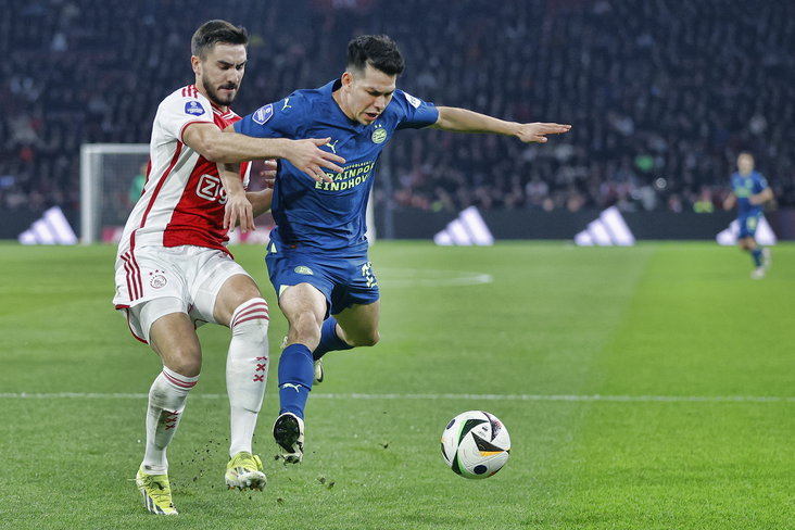 Josip Sutalo en Hirving Lozano