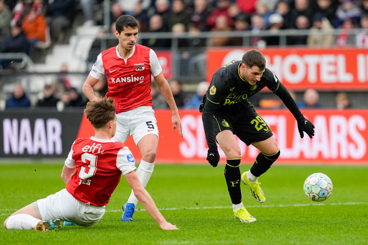 Santiago Gimenez tegen AZ