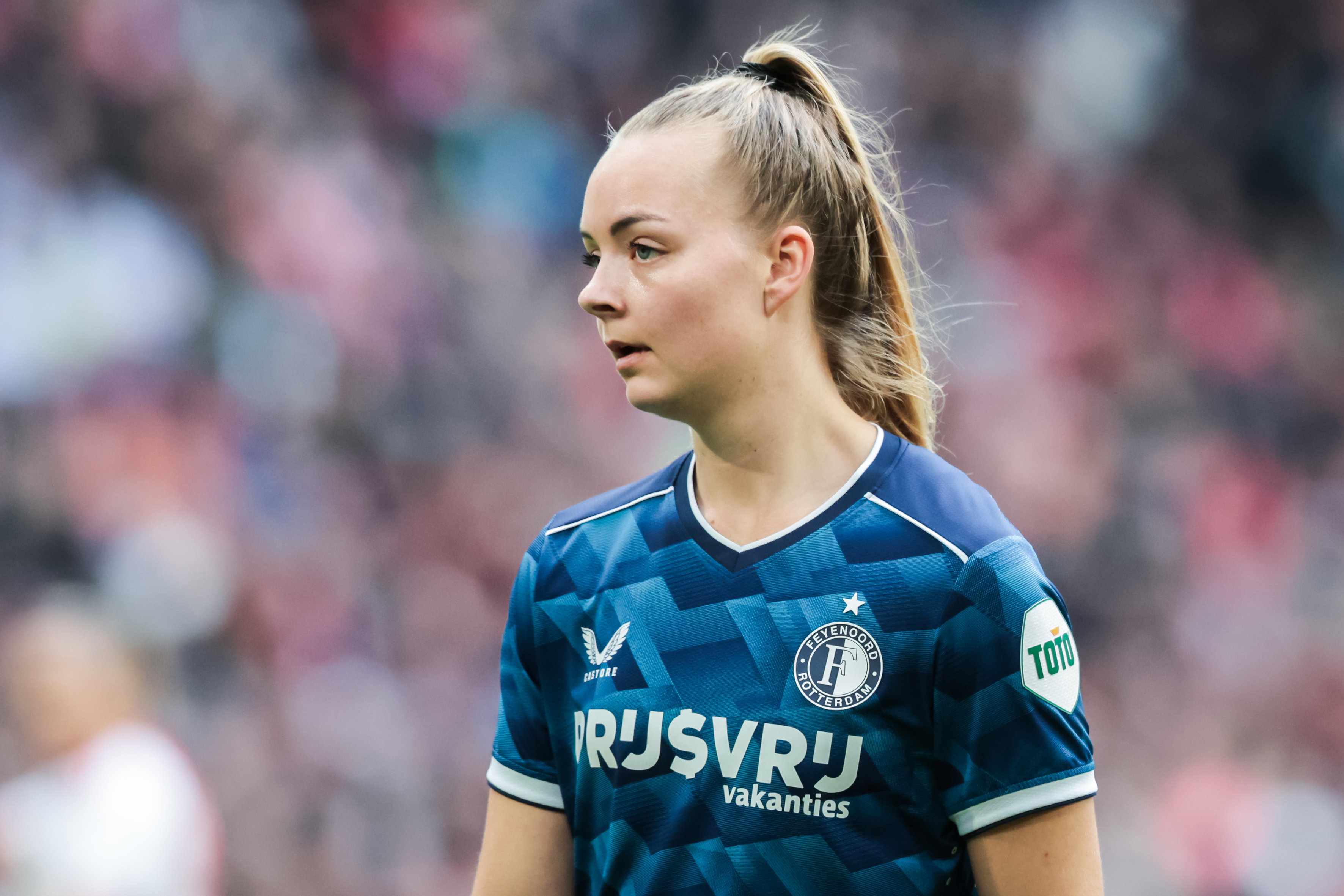 Teleurstelling bij Amber Verspaget (Feyenoord)