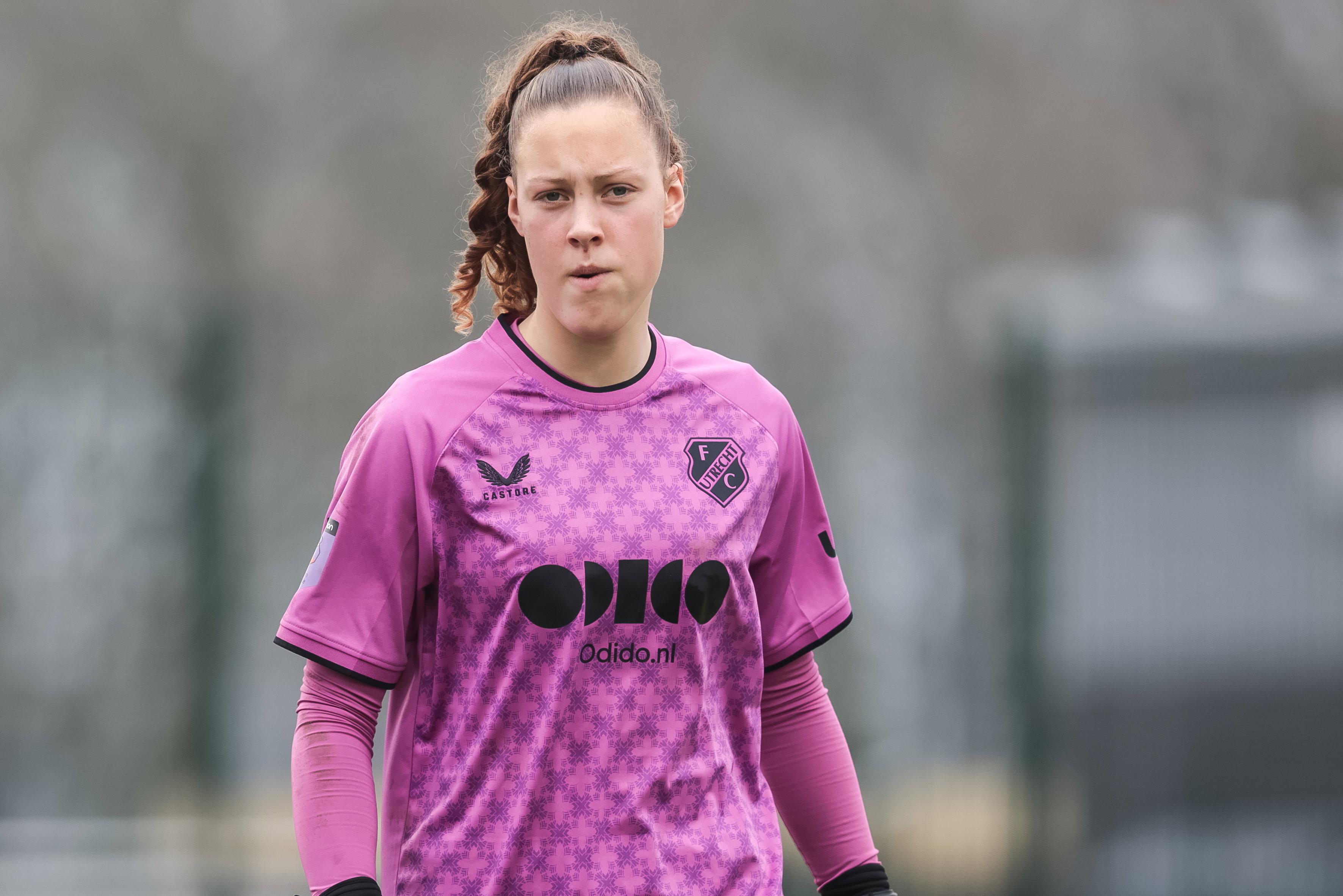 Febe Copier in actie namens FC Utrecht