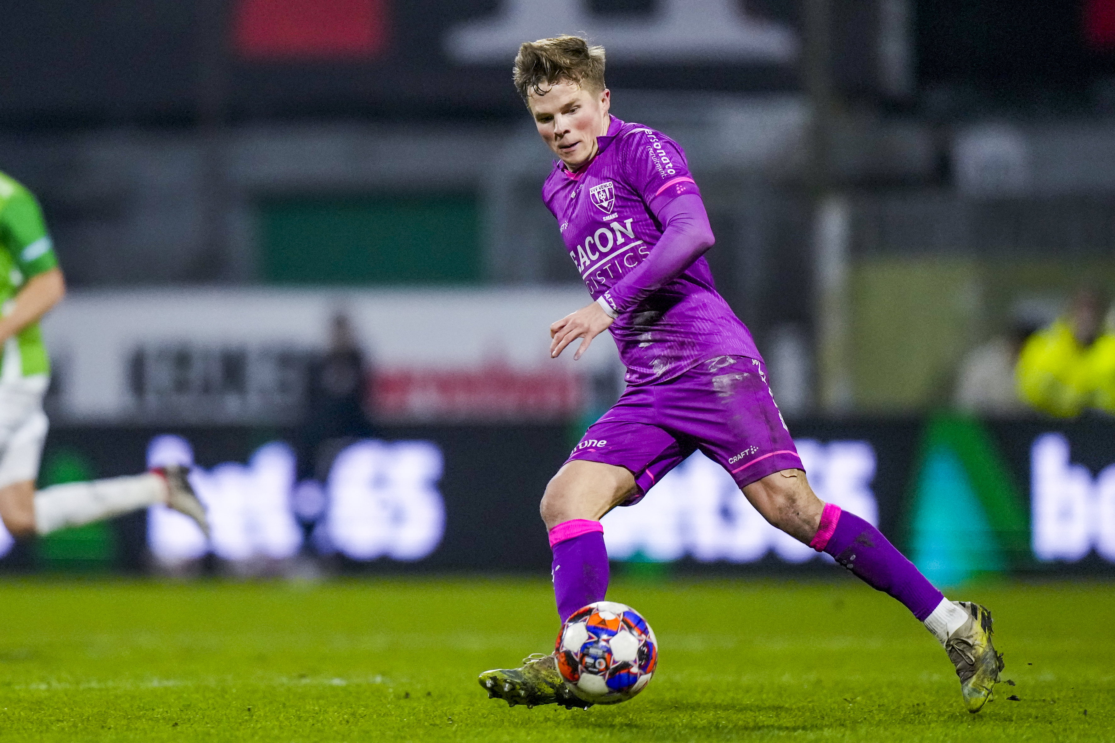 Levi Smans in actie voor VVV Venlo