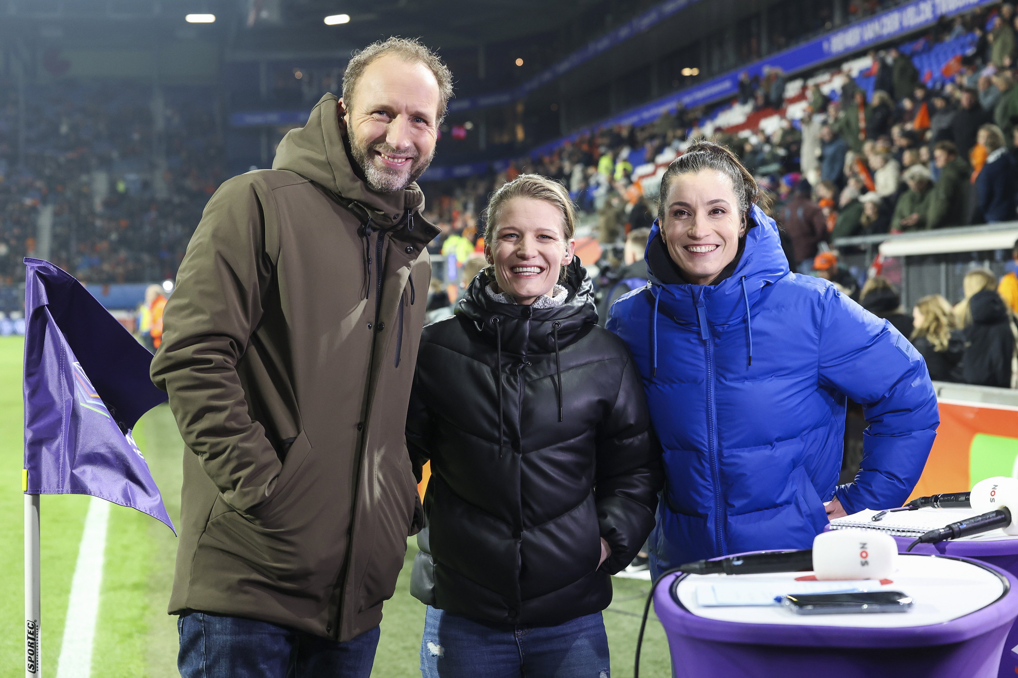 Gert van 't Hof, Mandy van den Berg en Leonne Stentler