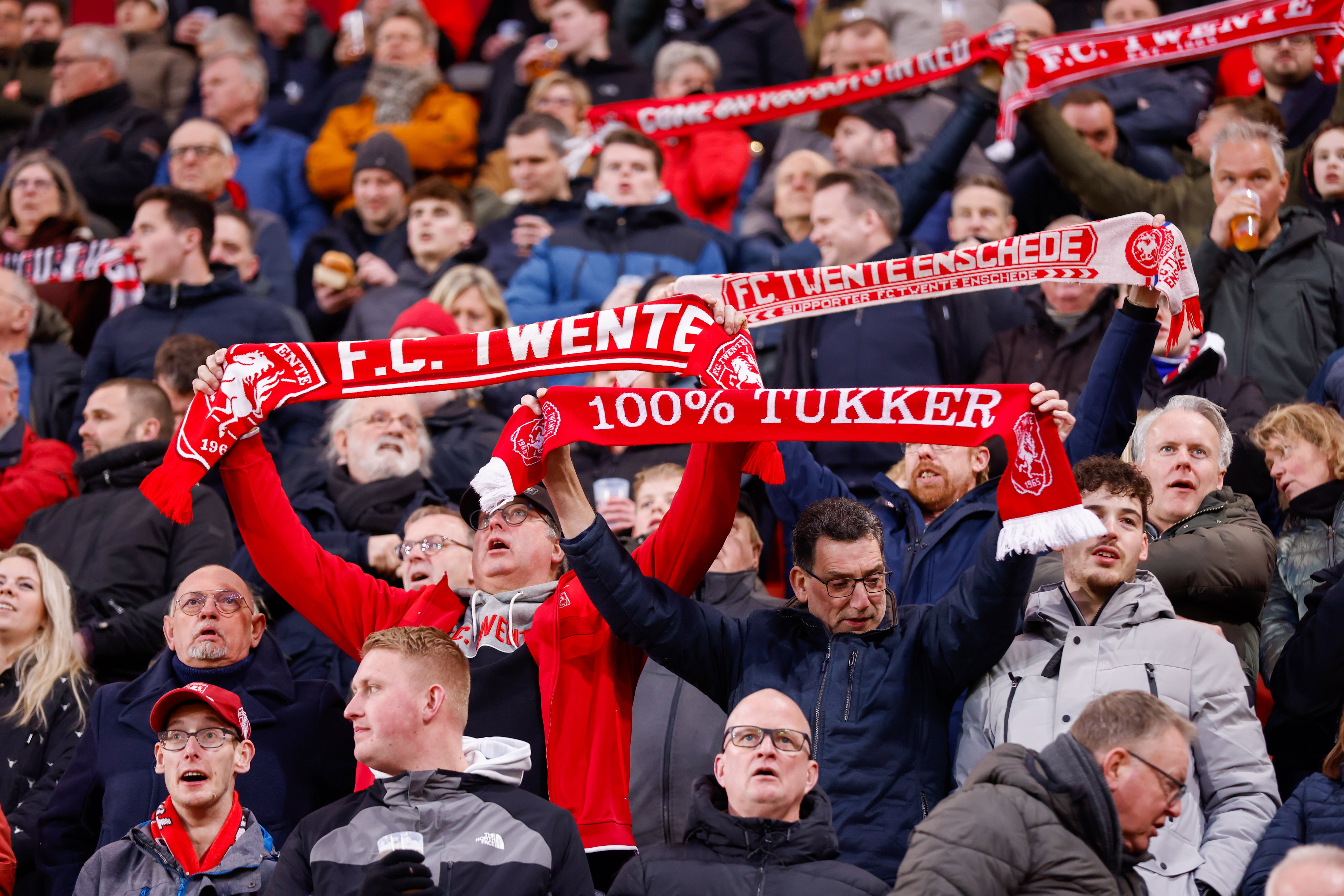 FC Twente-supporters in De Grolsch Veste
