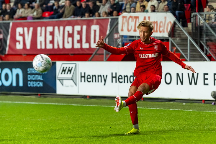 Michel Vlap in actie tegen Sparta Rotterdam