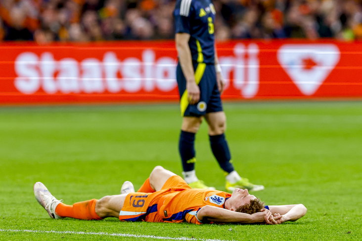 Mats Wieffer in het Nederlans Elftal