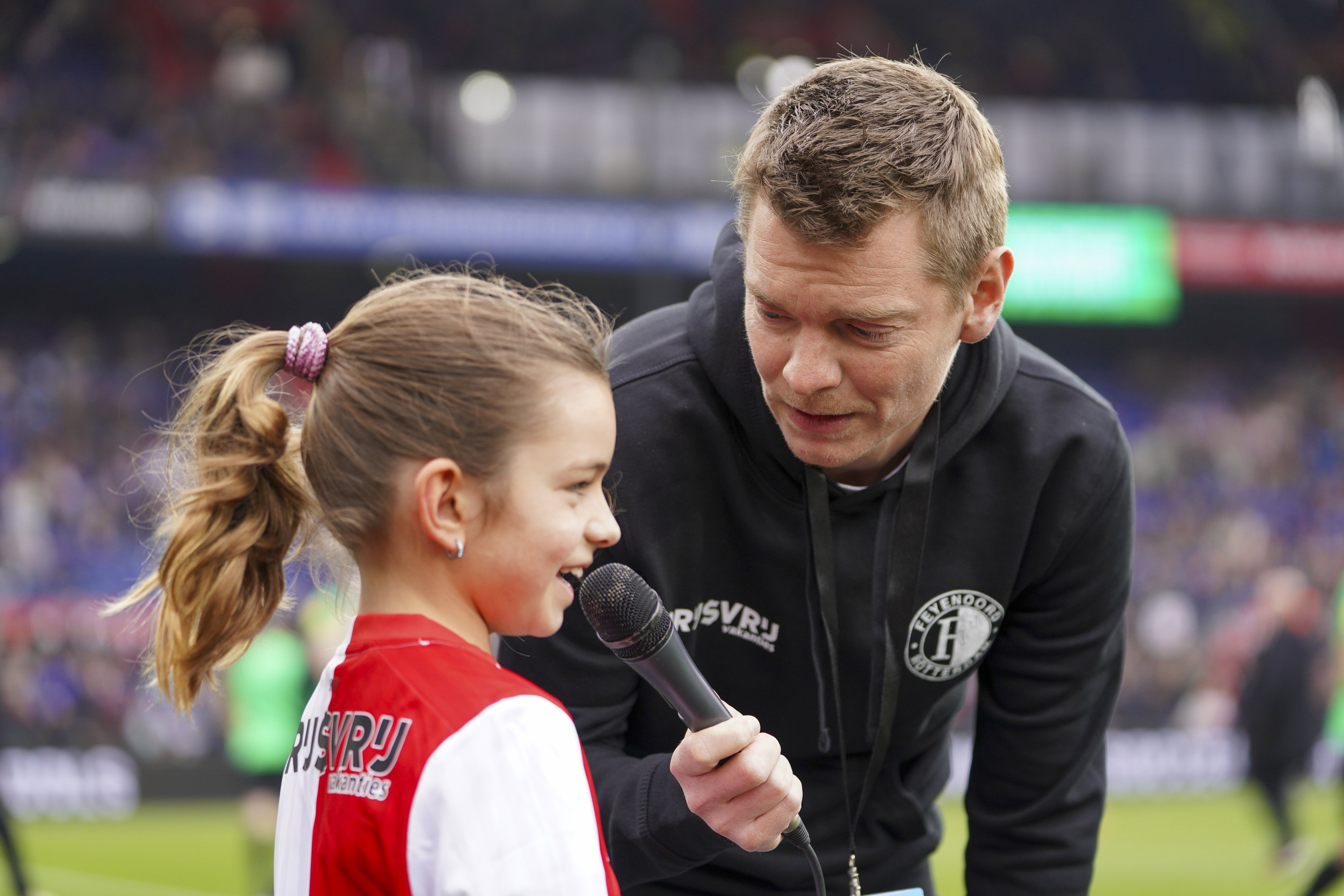Lars de Klein was stadionspeaker voor één dag