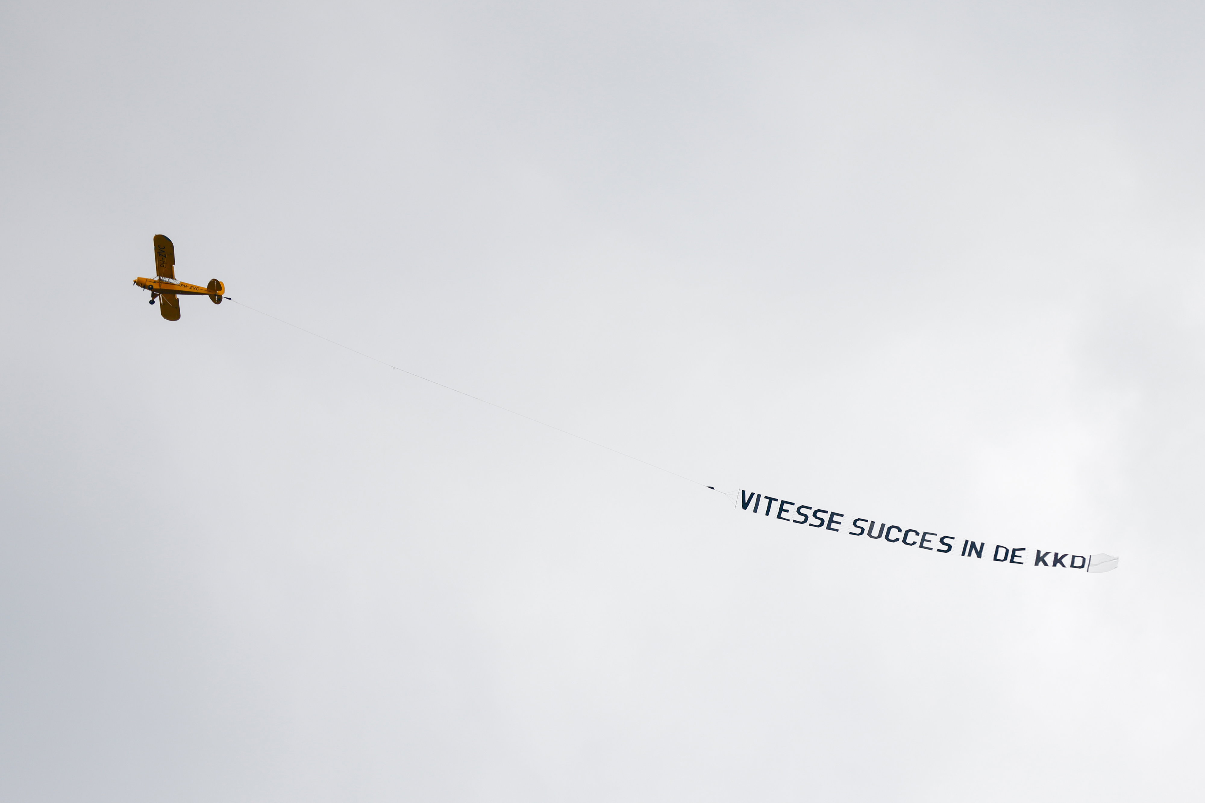Een vliegtuig boven de Galgenwaard