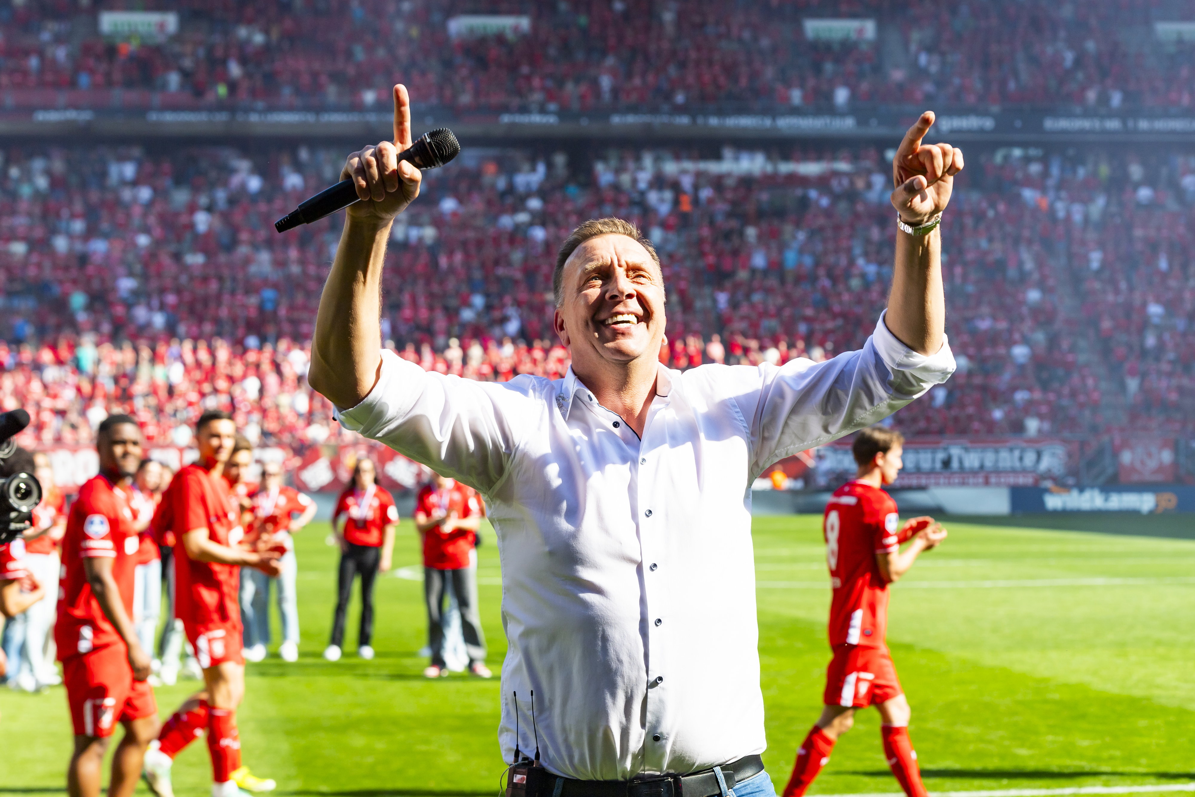 Jannes in de Grolsch Veste