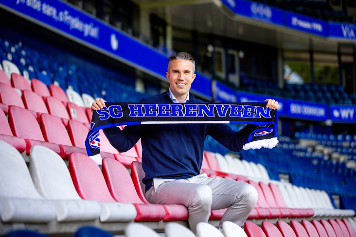 Robin van Persie als nieuwe hoofdtrainer SC Heerenveen