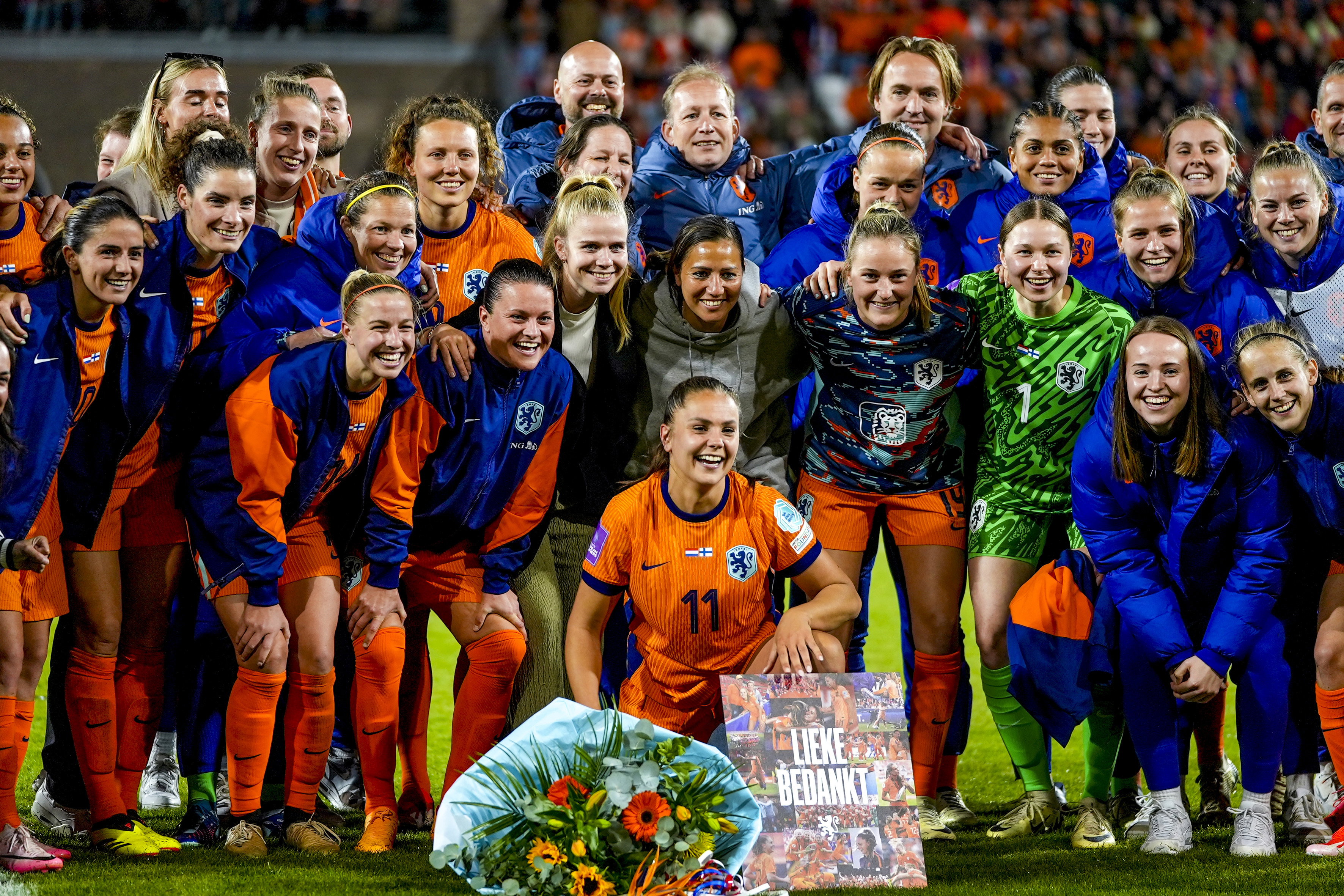 Lieke Martens neemt afscheid van de OranjeLeeuwinnen